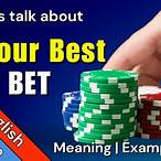 best bet meaning